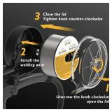 TOOLIOM Spool Gun 150A Aluminum MIG Welding Euro Connection for TOOLIOM TL-200M&TL-250M - Retail: $115
