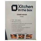 Kitchen in the box Stand Mixer - 8.5 Quart Mixing Bowl with Handle, 900 Watt Heavy Bread Dough Standing Mixers Tilt-head with Dough Hook, Whisk, Flat Beater and Splash Guard (Red) - Retail: $200