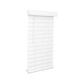 LOTUS & WINDOWARE 2 inch Cordless Faux Wood Blind, Plantation Style, 31\" Wide x 60\" Long, Smooth, Bright White â for Living Room, Bedroom, Interior Door Windows - Retail: $61