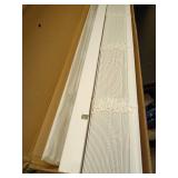 LOTUS & WINDOWARE 2 inch Cordless Faux Wood Blind, Plantation Style, 31\" Wide x 60\" Long, Smooth, Bright White â for Living Room, Bedroom, Interior Door Windows - Retail: $61