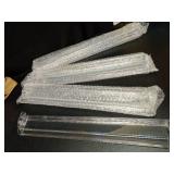 CAYOULR Mahjong Racks with Pushers, Convenient Rotating One-Piece Mahjong Pushers and Racks,4-Piece Set American Mahjong Accessories,Transparent - Retail: $28