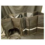 VOCAON Trunk Organizer for Suv with a Separate Compartment for 1 Pair of Shoes - Reinforced Handles, Waterproof, Collapsible, Multi-Compartment Car Trunk Organizer for Jeeps, Sedans - 72L - Retail: $3