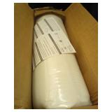 Sundale Outdoor Olefin Deep Seat Cushion Set of 2, Patio Chair Cushion and Pillow, Water-Resistant Sectional Sofa Pad with Straps Dark Gray, 23 x 26 x 4 Inches - Retail: $130