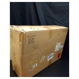 Sundale Outdoor Olefin Deep Seat Cushion Set of 2, Patio Chair Cushion and Pillow, Water-Resistant Sectional Sofa Pad with Straps Dark Gray, 23 x 26 x 4 Inches - Retail: $130