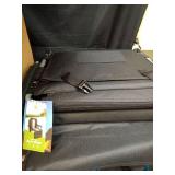 ALPHA CAMP 2 Packs Stadium Seat Chair for Bleachers with Back & Arm Rest, Black Grey - Retail: $90