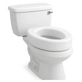 Carex Toilet Seat Riser, Elongated Raised Toilet Seat Adds 3.5 inches to Toilet Height, for Assistance Bending or Sitting, 300 Pound Weight Capacity Toilet Riser - Retail: $35