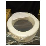 Carex Toilet Seat Riser, Elongated Raised Toilet Seat Adds 3.5 inches to Toilet Height, for Assistance Bending or Sitting, 300 Pound Weight Capacity Toilet Riser - Retail: $35