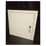 Metal Access Panel with Lock White - Retail: $25