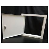 Metal Access Panel with Lock White - Retail: $25