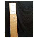 Lotus & Windoware Cordless 2  Faux Wood Room Darkening Horizontal Blind  35  W x 60  L  Smooth  Snow White - Retail: $50