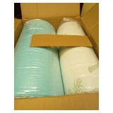 Queen Mattress Topper,Dual Layer 4 Inch Memory Foam Mattress Topper - 2 Inch Gel Memory Foam and 2 Inch Down Alternative Pillow Top Mattress Pad Cover with 8-21 Inch Deep Pocket for Sleeping - Retail: