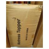 Queen Mattress Topper,Dual Layer 4 Inch Memory Foam Mattress Topper - 2 Inch Gel Memory Foam and 2 Inch Down Alternative Pillow Top Mattress Pad Cover with 8-21 Inch Deep Pocket for Sleeping - Retail: