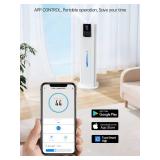 8L Smart Humidifiers for Bedroom Large Room, 2.1Gal Cool Mist Top Fill Diffuser Ambient Light, App & Remote Control, 3 Mist Modes, Quiet Humidifier for Home Office Plant (White) - Retail: $90