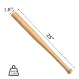 Garaneeds Kids Baseball Bat 25 Inch Beech Wood Bats Lightweight,One Hand Training Bat for Toddler Batting Practice and Baseball Games - Retail: $25