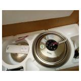 YUHAO 52 Inch Brushed Nickel Ceiling Fan with Light and Remote Control.Noiseless,Dimmable,3CCT,6 Speeds Reversible, DC Ceiling Fans for Indoor or Covered Outdoor - Retail: $100