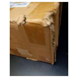 WOWACE 4 Pack 4x6 (Actual 3.5\"x5.5\") Heavy Duty Stainless Steel Pergola Brackets - Corner Post to Beam Connector for Gazebos, Patio Decks, Porches - Wood Post Cap Tie Bracket (Dark Gray) - Retail: $