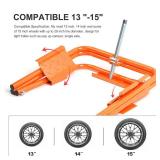 WINMAX TOOLS AUTOMOTIVE Yellow RV Leveler, Light Trailer Tire Leveler for RV, Trailer, Truck, Camper Leveling - Retail: $45