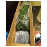 EasyFlora 36-Inch Artificial Cedar Topiary Tree, Indoor/Outdoor Decoration, Lifelike Botanical Plant, Weather Resistant, Low Maintenance, 3 Feet Tall with Base (2, 46 Inch) - Retail: $109