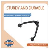 KRGUOD Front Upper Control Arm Suspension Kit Fit for 1999-2006 Chevy Silverado GMC Sierra 1500 2000-2006 Yukon Tahoe Suburban 2002-2006 Cadillac Escalade Avalanche with Lower Ball Joint K80942-13 pcs