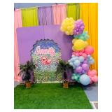 Iridescent Silver Shimmer Wall Backdrop, 36Pcs Square Sequin Panels, Photo Backdrop Wall Panel Backdrop Decor for Birthday, Wedding, Baby Shower, Anniversary (6x6 FT ) - Retail: $60