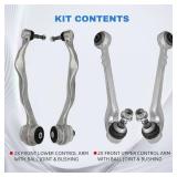 Rockplanet Front Upper and Lower Control Arm Compatible with BMW 2012-2017 1 3 4 Series 228i 230i 320i 328d 328i 330e 330i 335i 340i 428i Gran Coupe 430i 435i Control Arm Kit (Only for 2WD) - Retail: 