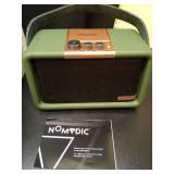 NOMVDIC X300 Outdoor Projector, Battery Powered Projector, Portable Projector with WiFi and Bluetooth, 16W Harman Kardon Speakers, 110\" Screen, 1080P, Movie Projector for Outdoor Use - Retail: $59