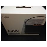 NOMVDIC X300 Outdoor Projector, Battery Powered Projector, Portable Projector with WiFi and Bluetooth, 16W Harman Kardon Speakers, 110\" Screen, 1080P, Movie Projector for Outdoor Use - Retail: $59