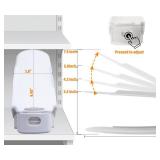 LEIMO Shoe Slots Organizer, 20-PACK Adjustable Shoe Stacker, Double Layer Stack Shoe Holder Space Saver, White Shoe Stacker for Closet Organization, 4310869 - Retail: $29