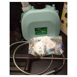 Battery Powered Sprayer 2 Gallon, 2025 Upgrade Electric Sprayer with 3 Adjustable Speed, Battery Indicator, 4 Mist Nozzles, Rechargeable Retractable Wand with Adjustable Shoulder Strap for Lawn Garden