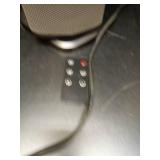 BREEZOME Space Heaters for Indoor Use, 1500W, with Thermostat, 24H Timer, 90Â° Oscillating, Quiet, Portable, PTC Ceramic, with Remote, Fast Safety Heat for Home Bedroom (BLACK) - Retail: $60