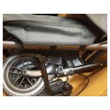 Lightweight Foldable Rollator Walkers for Seniors with Seat - Adult Rolling Walker with Seat and Brakes, 300 Lb Capacity, All Terrain 8\" Big Roller Wheels, Adjustable Handles and Seat Height, Blue - 