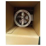 Quini 512M 6-inch Through Wall Exhaust Fan, 80 CFM 4.0 Sones, Bathroom Wall Exhaust Fan, Kitchen Ventilation Fan, 6-inch Diameter Vent, Retractable Duct - Retail: $57