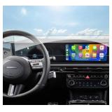 SHAOHAO for 2025 2026 Hyundai Tucson Screen Protector for 2025 2026 Hyundai Tucson & Santa Cruz Accessories (SE/SEL/Limited/XRT/N Line/Hybrid) 12.3\" TouchscreenTempered Glass Anti Scratch/Fingerprint