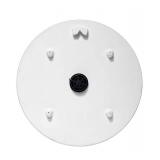 Blanc Fleur 15 inch Decorative Outdoor Thermometer for Garage, Patio, Backyard, Outdoor Wall, Fence Outdoor Thermometer Decorative Patio Thermometer Vintage Antique Aged White Ivory Easy to Read - Ret