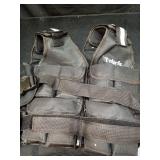 Tydaris Adjustable Weighted Vest - 2-18lbs Vest with 16 Ironsand Weights and Large Pocket, Weight Vest for Men and Women Strength Training, Running, Walking - Retail: $66