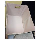 Posprica 15.12\"x12.13\"x12.01\" Storage Cube Bins, Linen Decorative Closet Storage Organizer for IKEA Kallax, 4 Pack Fabric Foldable Large Storage Baskets for Closet, Shelves, Clothes, Toy (Beige) - 