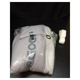 UPGOGO Folding Toddler Bed Rails for Crib,Safety Toddler Bed Rails,Bed Guard Rail with Reinforced Anchor Safety System,Bed Rail for Kids Fit,Bunk,Full Size,Queen,King,Twin(Grey,33\"x23.6\") - Retail: 