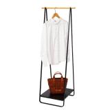 YAMAZAKI Home Tower Freestanding Coat Hanger Clothes Rack With Shelf, 55\" - Steel - Retail: $125