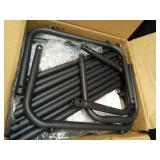 YAMAZAKI Home Tower Freestanding Coat Hanger Clothes Rack With Shelf, 55\" - Steel - Retail: $125