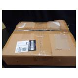 YAMAZAKI Home Tower Freestanding Coat Hanger Clothes Rack With Shelf, 55\" - Steel - Retail: $125