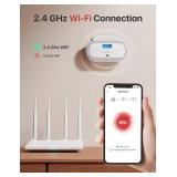X-Sense Wi-Fi Plug-in Carbon Monoxide Detector with AAA Battery Backup, No-Cost App Notifications, XC0C-iA, 6-Pack - Retail: $180