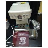 Neretva Espresso Machine, 15 Bar Espresso Coffee Machine with Visible Pressure Guage Professional Espresso Maker with Milk Frother & Stainless Steel for Home Barista Latte and Cappuccino Maker - White