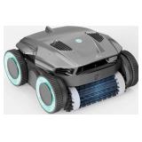 PoolMr \"Manatee\" Cordless Robotic Pool Cleaner - Automatic Pool Vacuum Robot with Wall Climbing #YM-S4-01 - Retail: $450