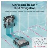 PoolMr \"Manatee\" Cordless Robotic Pool Cleaner - Automatic Pool Vacuum Robot with Wall Climbing #YM-S4-01 - Retail: $450