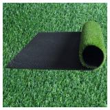 Artificial Grass Turf Lawn-8 x 10 Feet, 0.7\" Indoor Outdoor Garden Lawn Landscape Synthetic Grass Mat Fake Grass Rug - Retail: $137