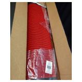 GORILLA GRIP Traffic Guard Door Mat, 70x24, Heavy Duty Welcome Mats, Commercial Office Space Doormat, Waterproof, Fade Resistant, Strong Rubber Backing, Low Profile, Shoe and Boot Scraper, Red - Retai