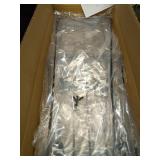 Salyoubrious  Portable Tennis Ball Collector with Wheel, 90 Tennis Balls Capacity, Pickleball Retriever Basket Carrier Gatherer Picker Hopper Container - Retail: $27