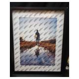 KAOIKO 16x20inch Picture Frame Solid Wood Display Pictures 12x16 with Mat or 16x20 Wall Without Mounting Photo Frame Blackï¼1pcsï¼ - Retail: $26