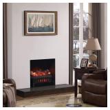 duraflame Electric Log Set 400 Sq Ft Heater, Faux Logs Insert with Lifelike Flames for Existing Fireplaces, Remote Control Included - Retail: $130
