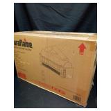 duraflame Electric Log Set 400 Sq Ft Heater, Faux Logs Insert with Lifelike Flames for Existing Fireplaces, Remote Control Included - Retail: $130